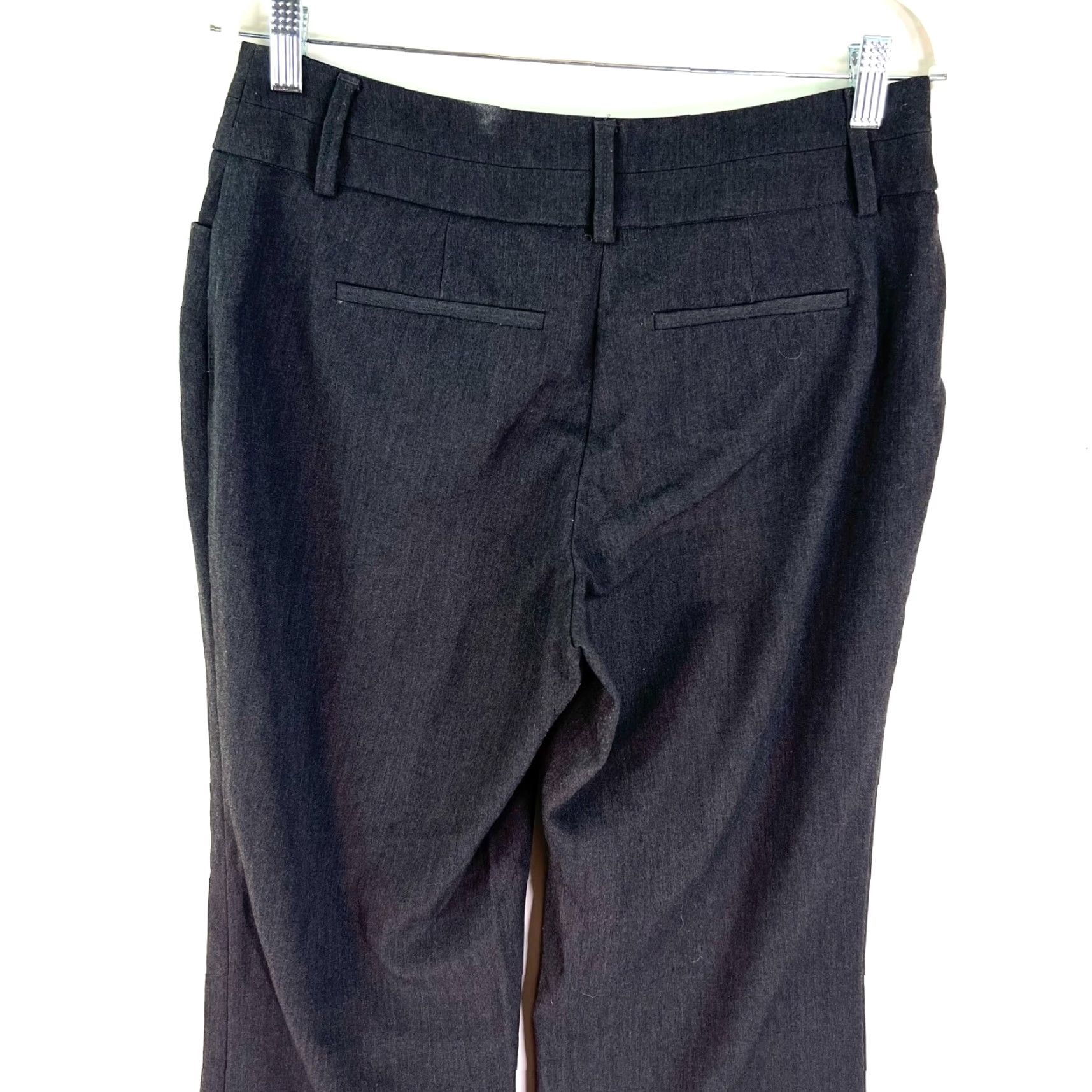 Apt. 9 Apt 9 Flat Front Woven Dress Pants Women's Size 9L Dark Gray Size 30" / US 8 / IT 44 - 5 Thumbnail