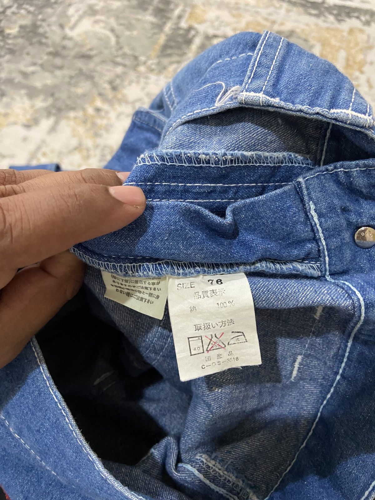 Japanese Brand ELJOHN BUSH STYLE WORK PANTS Size 29" - 7 Thumbnail