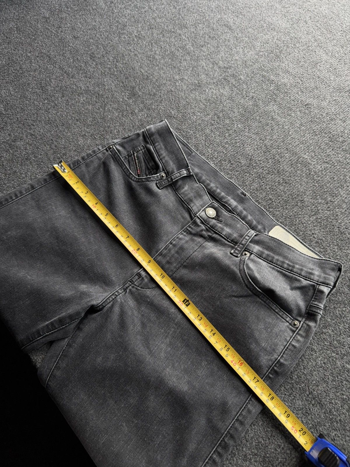 Diesel Luxury 00s Diesel D-Roisin Grey Wash Super Skinny Y2K Jeans Size 30" / US 8 / IT 44 - 25 Thumbnail