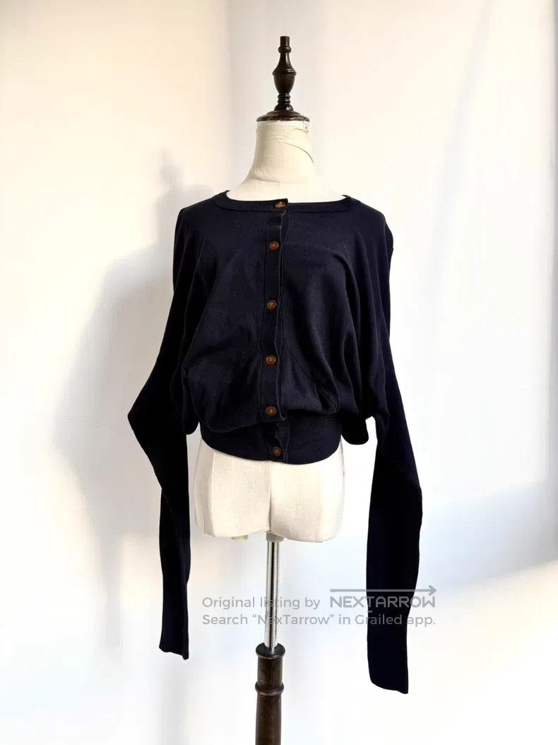 Vivienne Westwood Vivienne Westwood Used Bat Sleeve Long Sleeve Knit Sweater Size M / US 6-8 / IT 42-44 - 3 Thumbnail