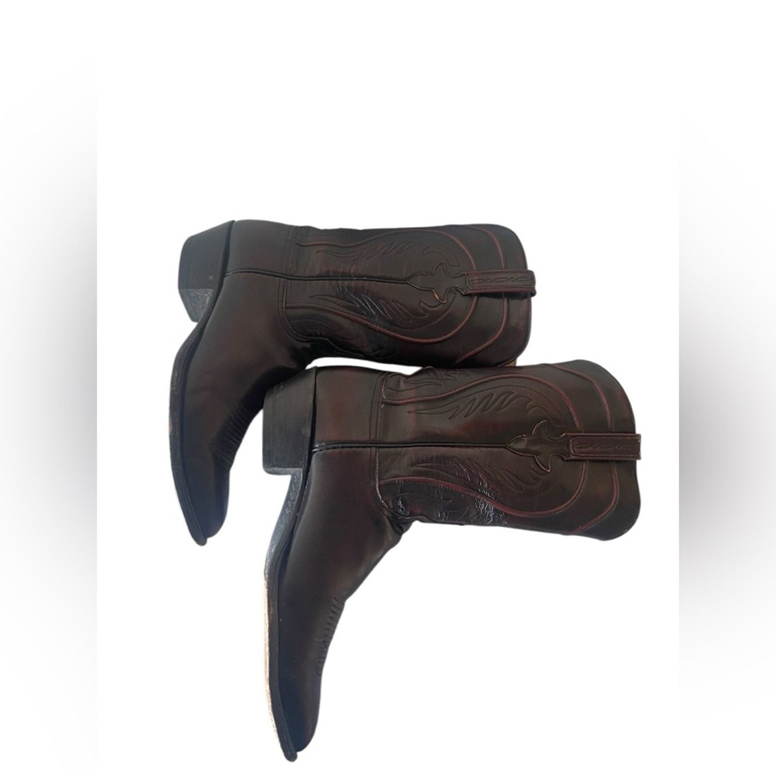 Lucchese Lucchese Seville Men's Cowboy Western Goat Skin Boots, 9.5B Size US 9.5 / EU 42-43 - 7 Thumbnail