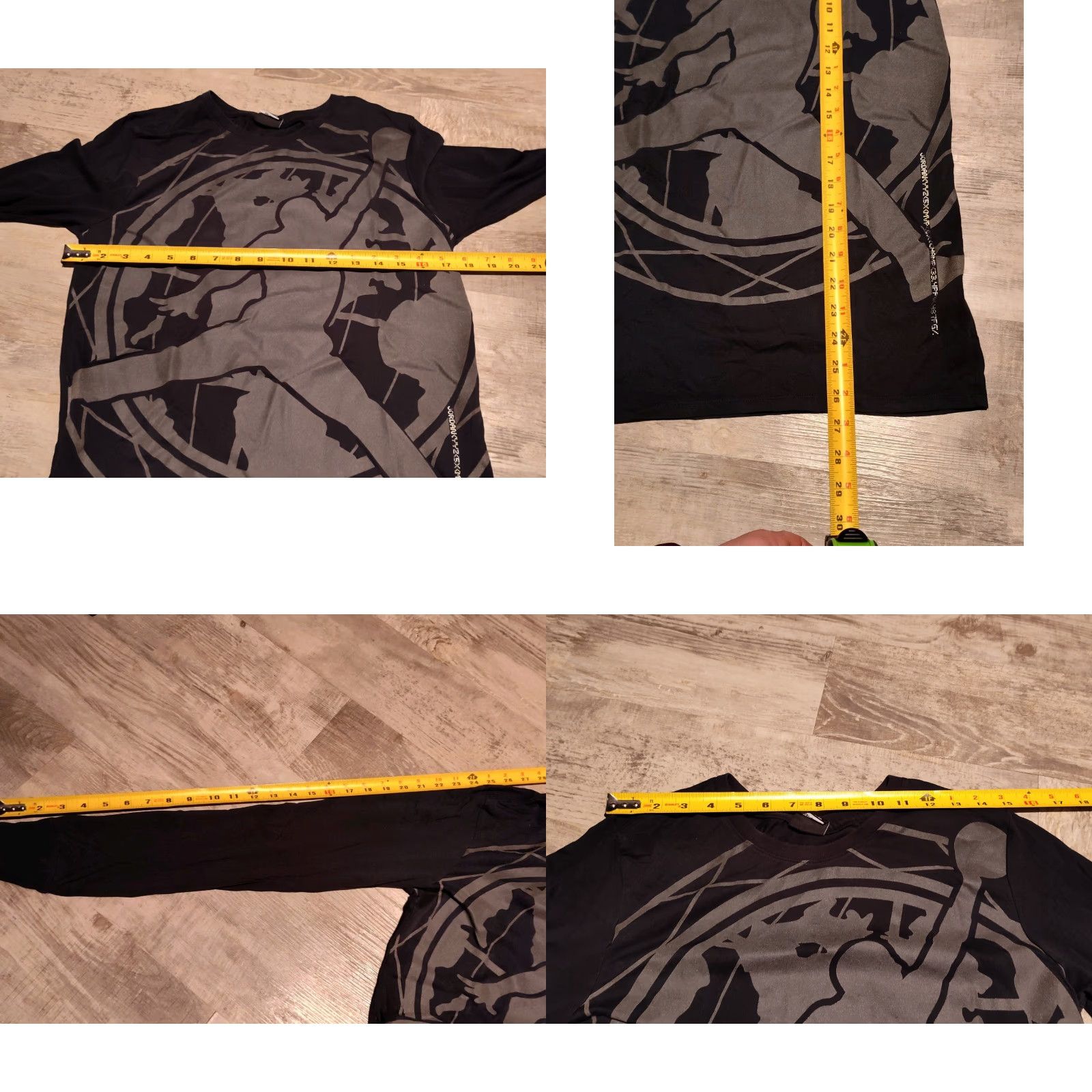 Nike Nike Jordan Jumpman Toronto 2016 Long Sleeve Tee Shirt Huge Logo Sz S 828212-010 Size US S / EU 44-46 / 1 - 8 Thumbnail