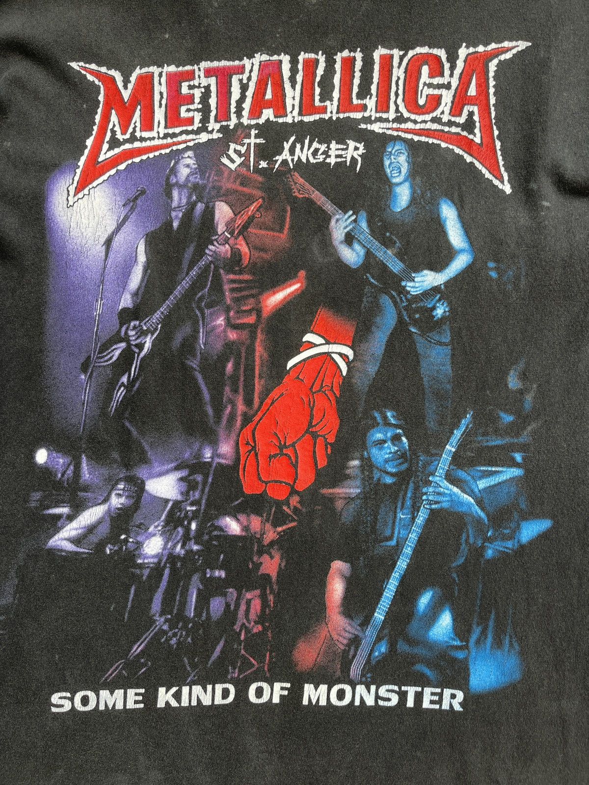 Band Tees SUN FADED🔥Vtg METALLICA St Anger Long Sleve Size US XXL / EU 58 / 5 - 8 Thumbnail