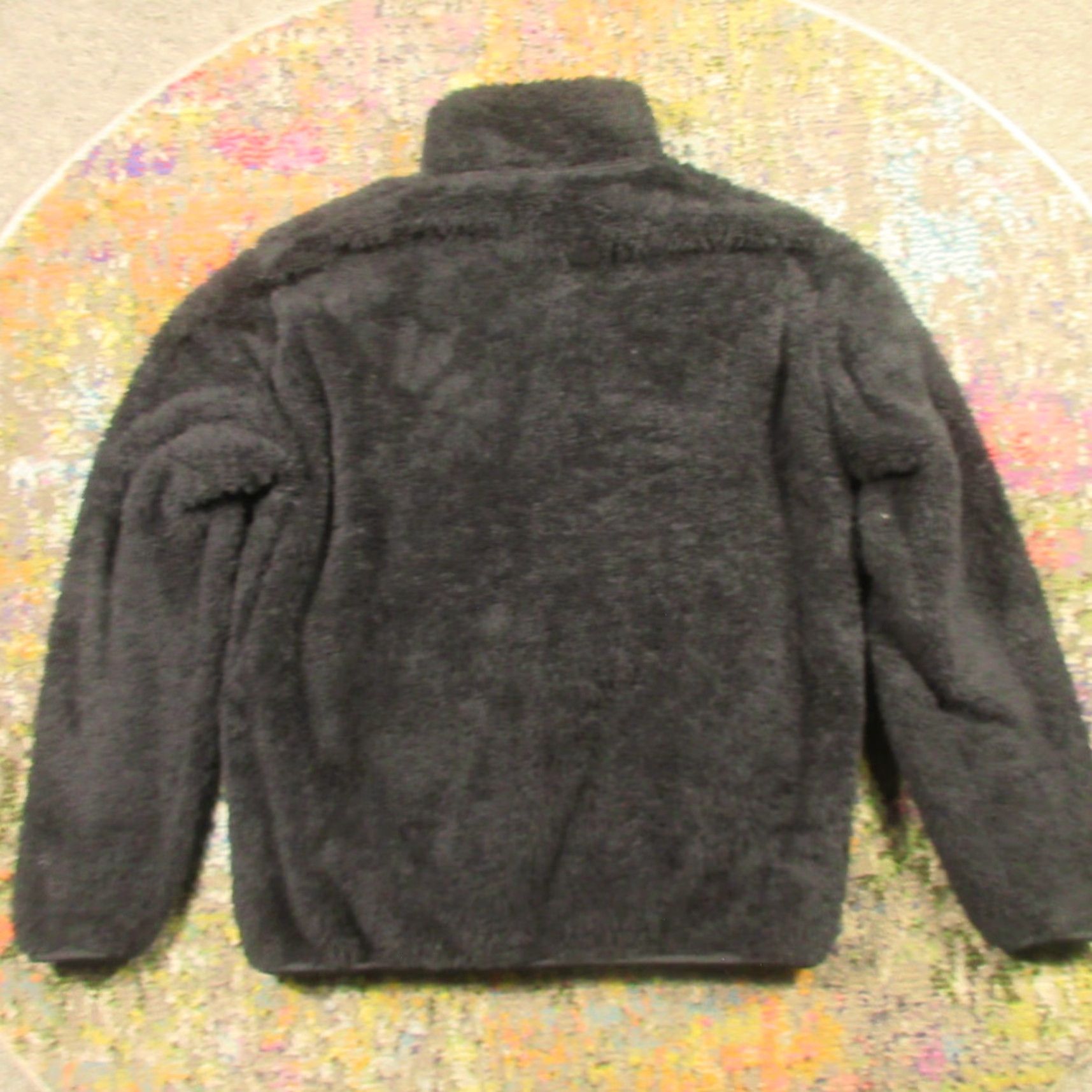 Uniqlo Uniqlo Teddy Sherpa Jacket Womens M Oversized Black High Pile Fleece Full Zip Size M / US 6-8 / IT 42-44 - 2 Thumbnail