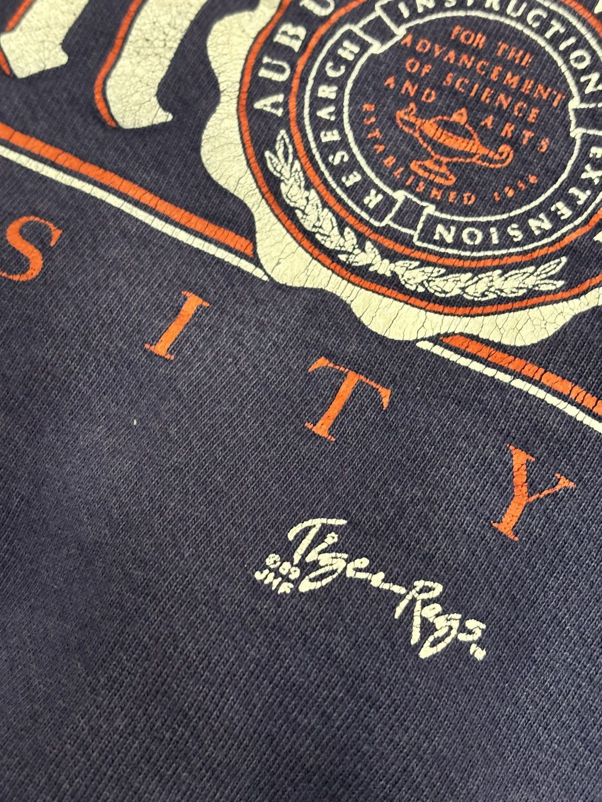 Russell Athletic Vintage 1989 Tiger Rags Auburn University Sweatshirt Size US M / EU 48-50 / 2 - 3 Thumbnail