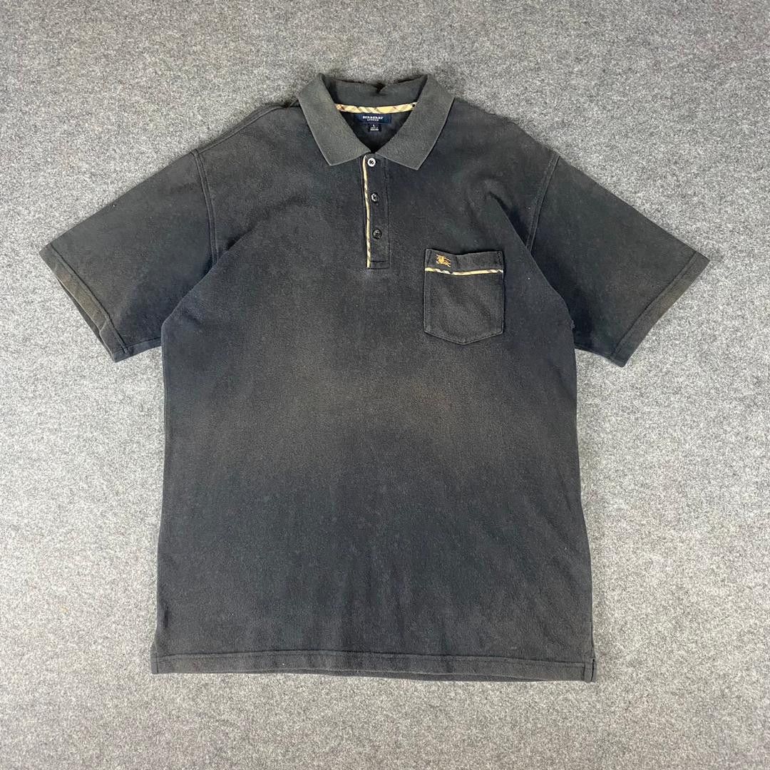 Vintage Burberry Single Pocket Polo Shirt