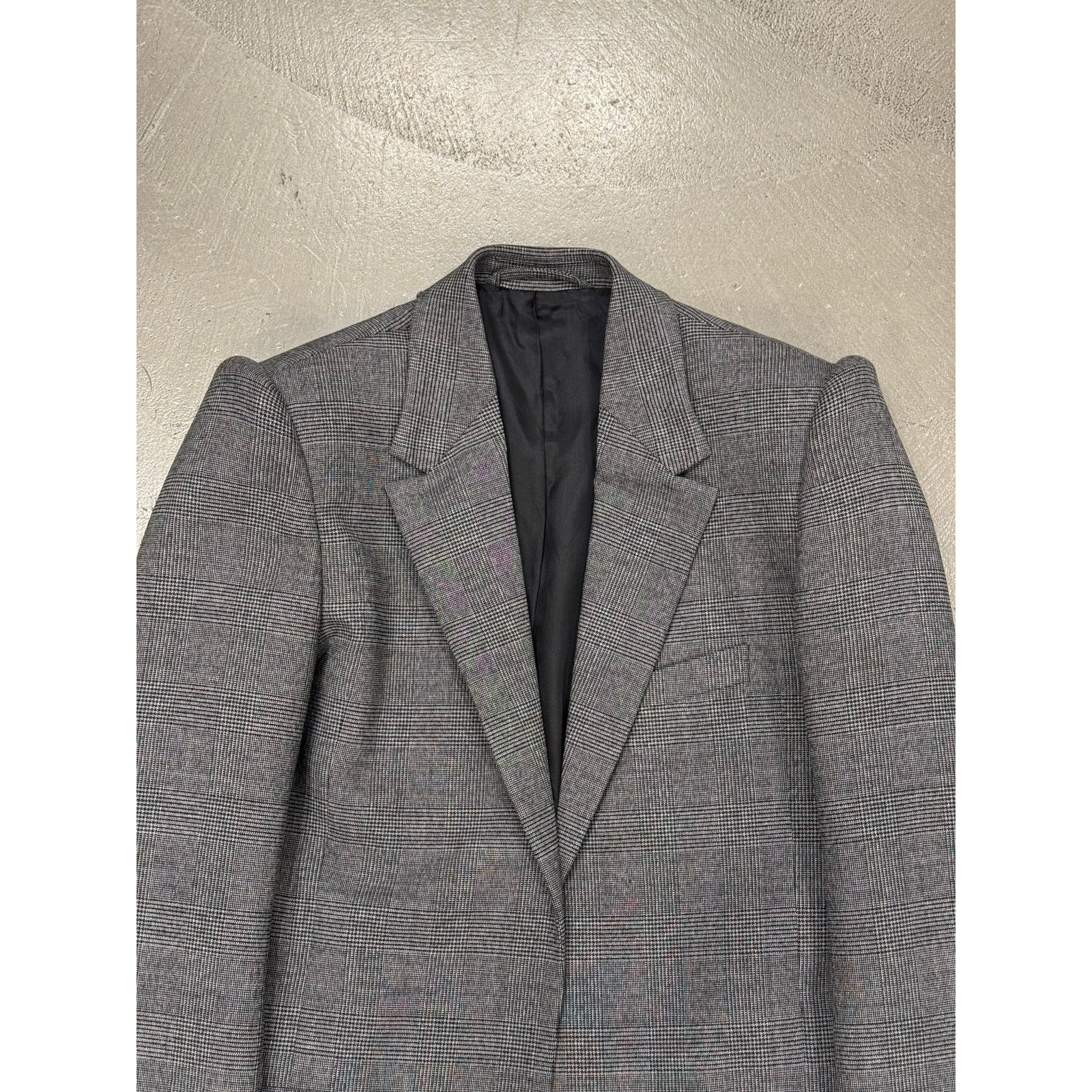 Balenciaga A/W2019 Balenciaga runway suspended shoulder blazer jacket Size L / US 10 / IT 46 - 4 Thumbnail