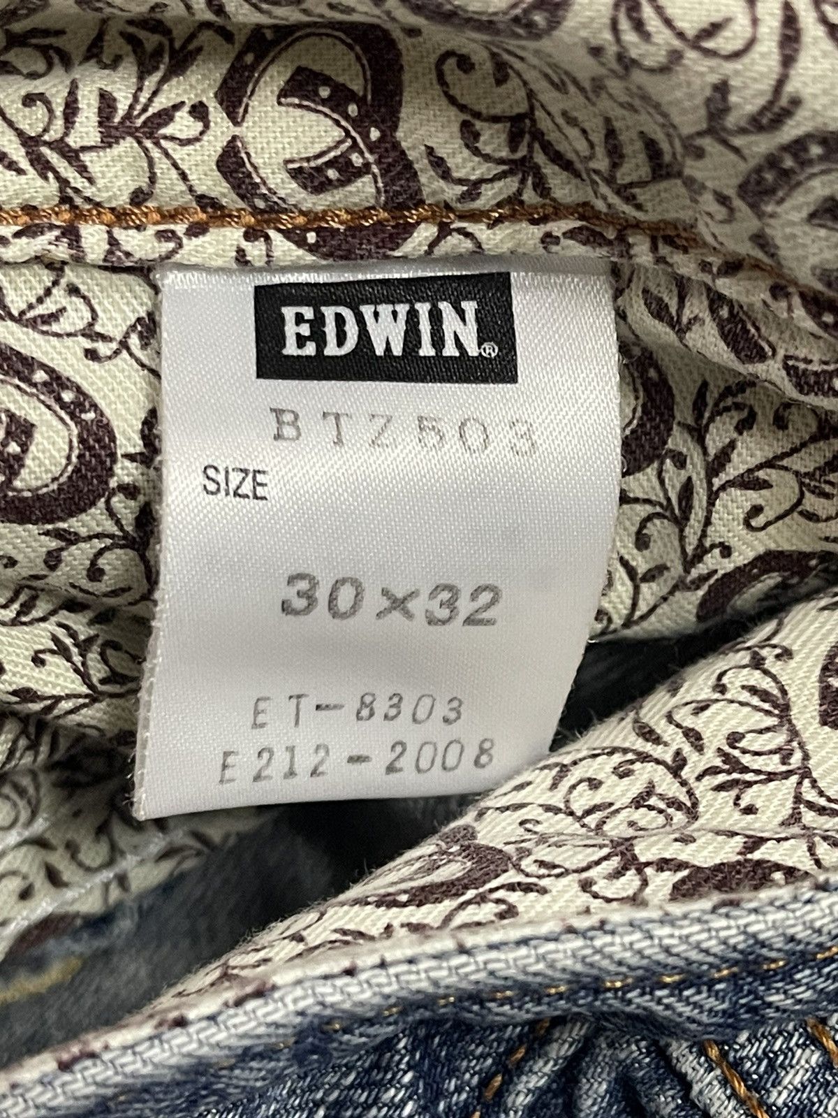 Edwin Vintage Edwin Blue Trip Thunder Wash Style Baggy Jeans Size US 32 / EU 48 - 10 Thumbnail