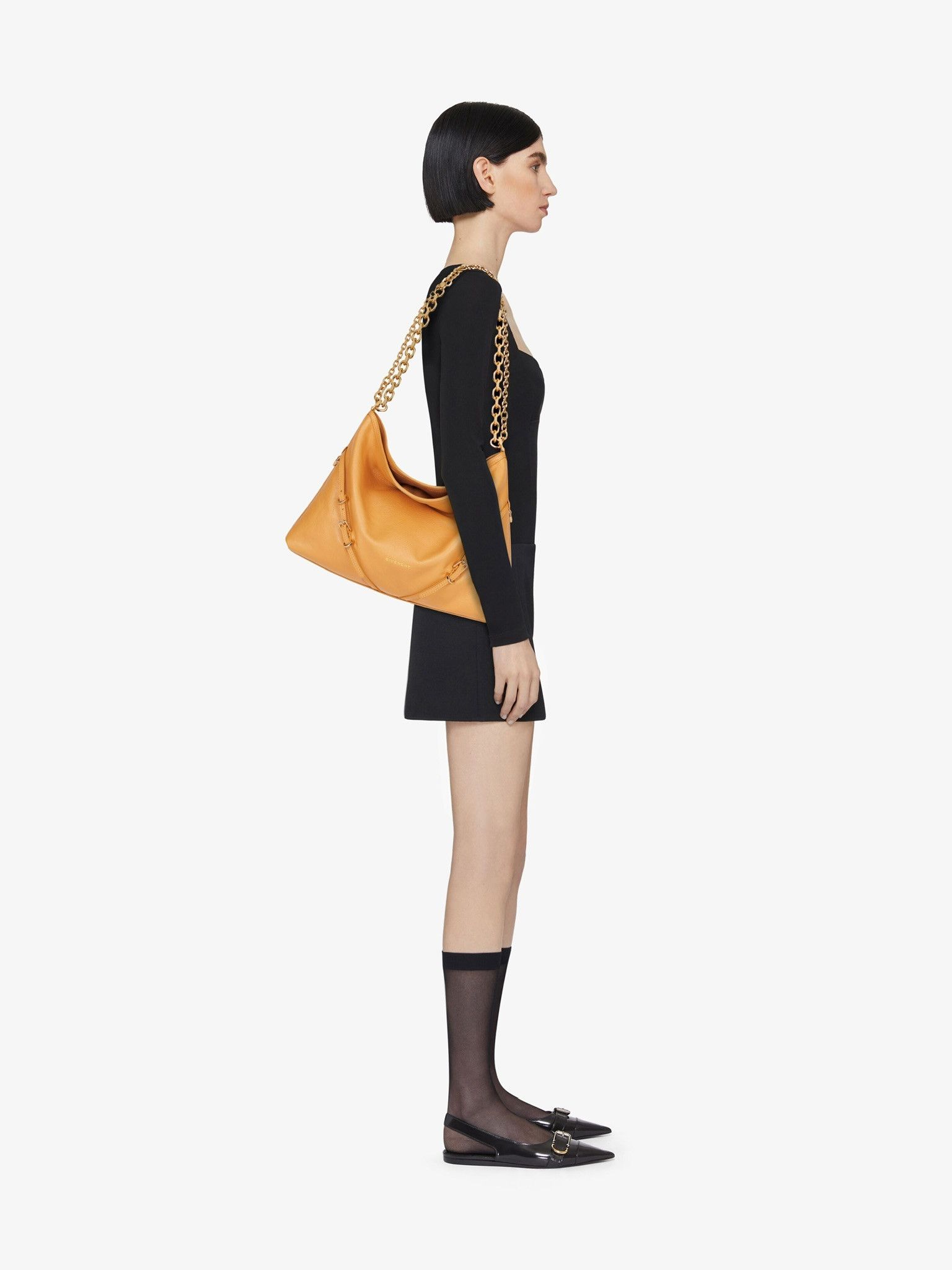 Givenchy o1w1db10325 Size: OS/Voyou Chaing Bag in Blush Orange Size ONE SIZE - 5 Thumbnail
