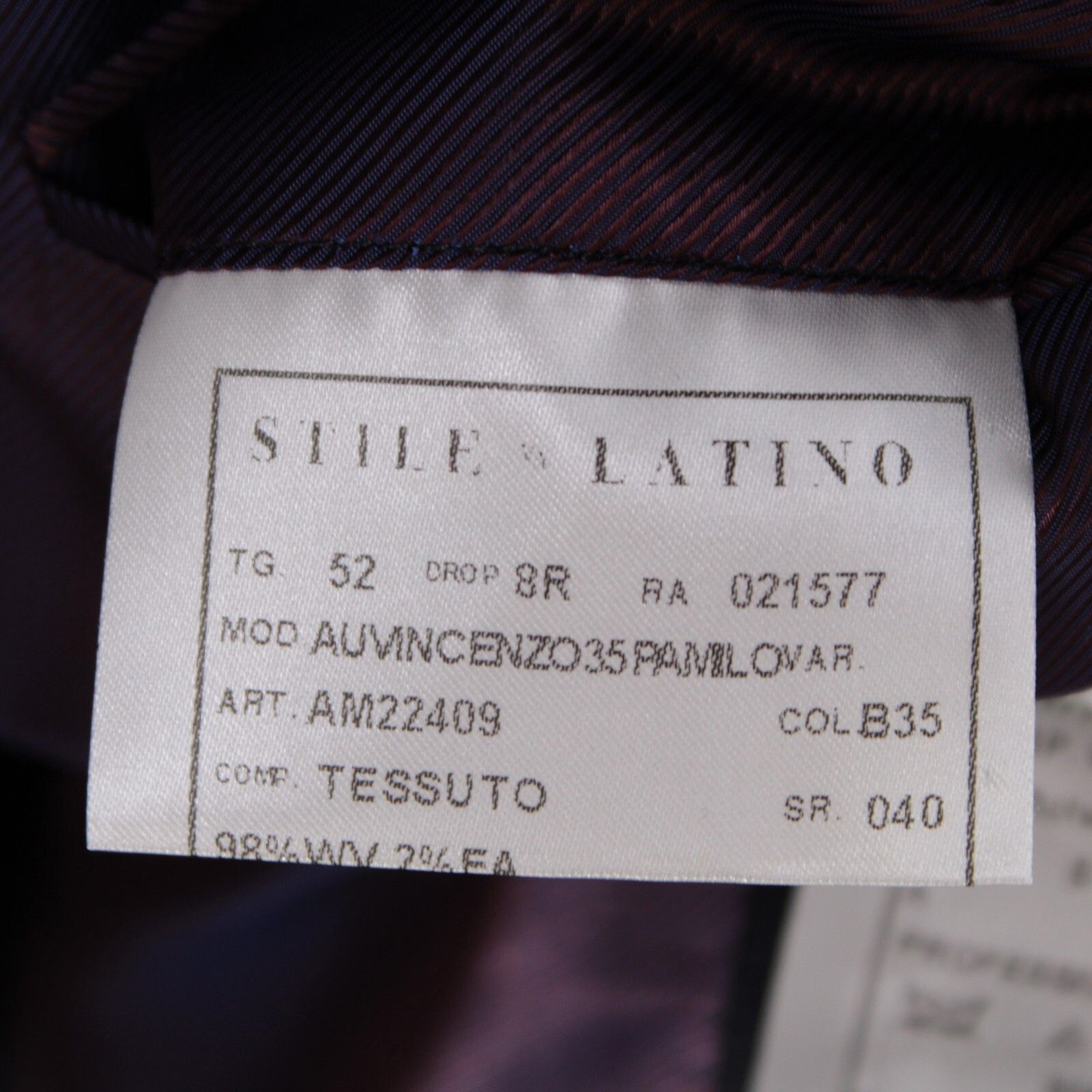 Other Stile Latino Suit Size US 42 Regular in Blue Size 42R - 9 Thumbnail