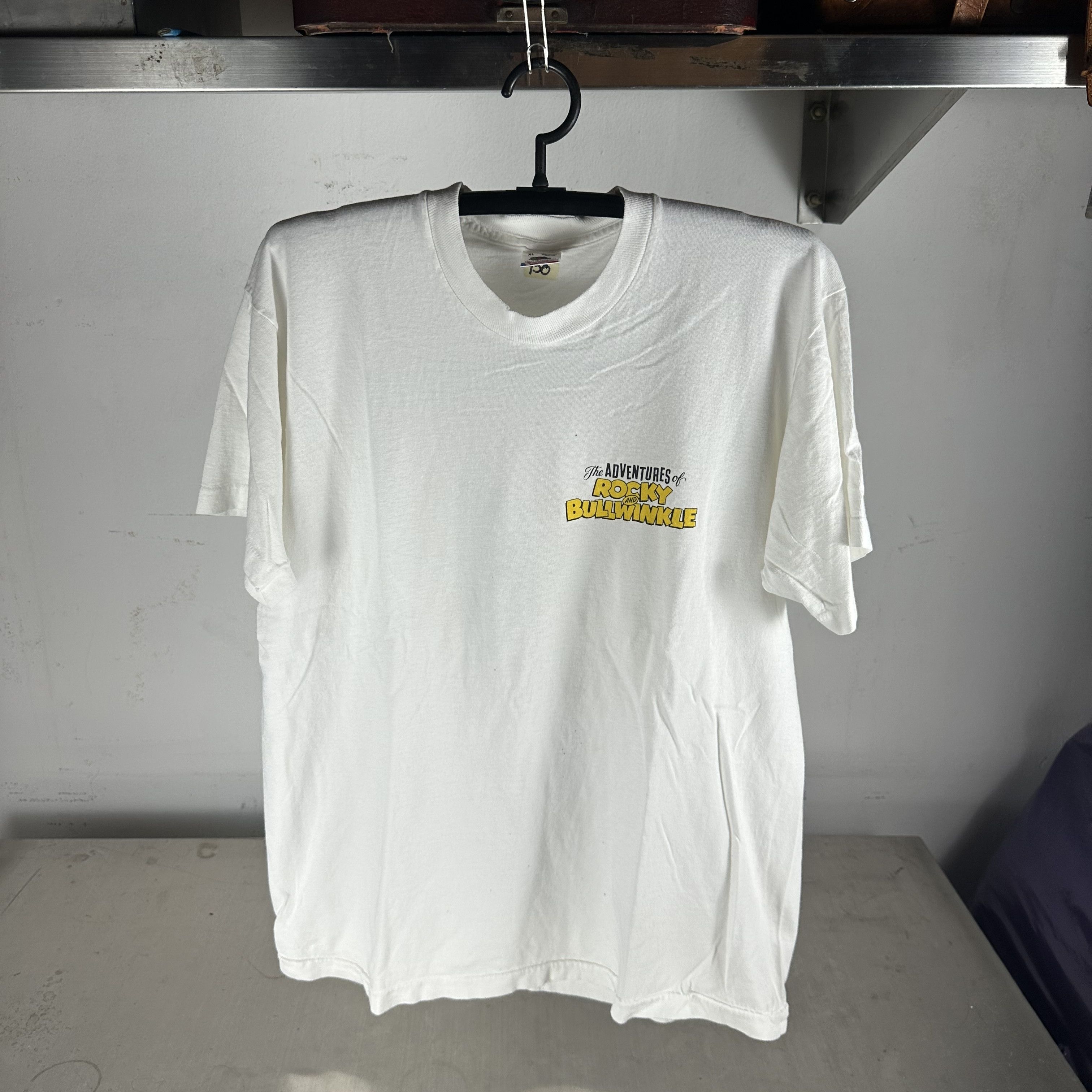 Vintage ​90s The Adventures of Rocky and Bullwinkle Classic Tee Size US XL / EU 56 / 4 - 2 Thumbnail