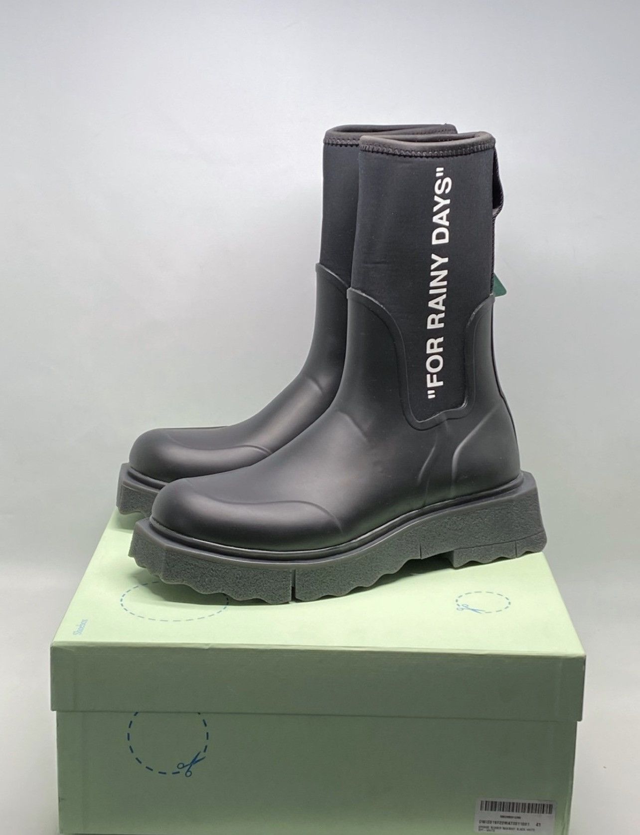 Off-White Off-White Sponge Rubber Rain Boots size 41 Size US 11 / IT 41 - 10 Thumbnail