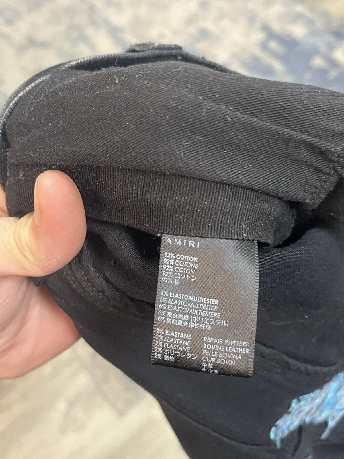 Amiri Amiri Alchemist Suede Stars Blue Aged Black Denim Size US 32 / EU 48 - 12 Thumbnail