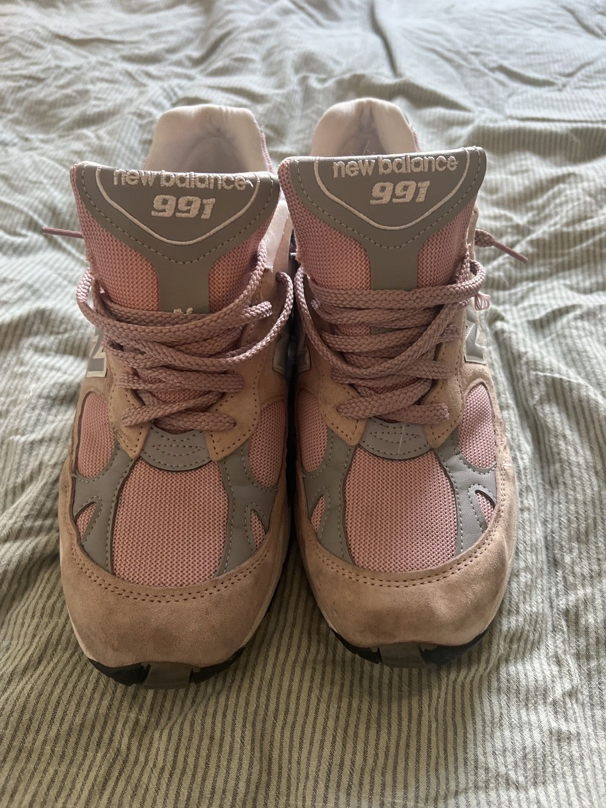 New Balance Mens Pink New Balance 991 Size US 10.5 / EU 43-44 - 4 Thumbnail