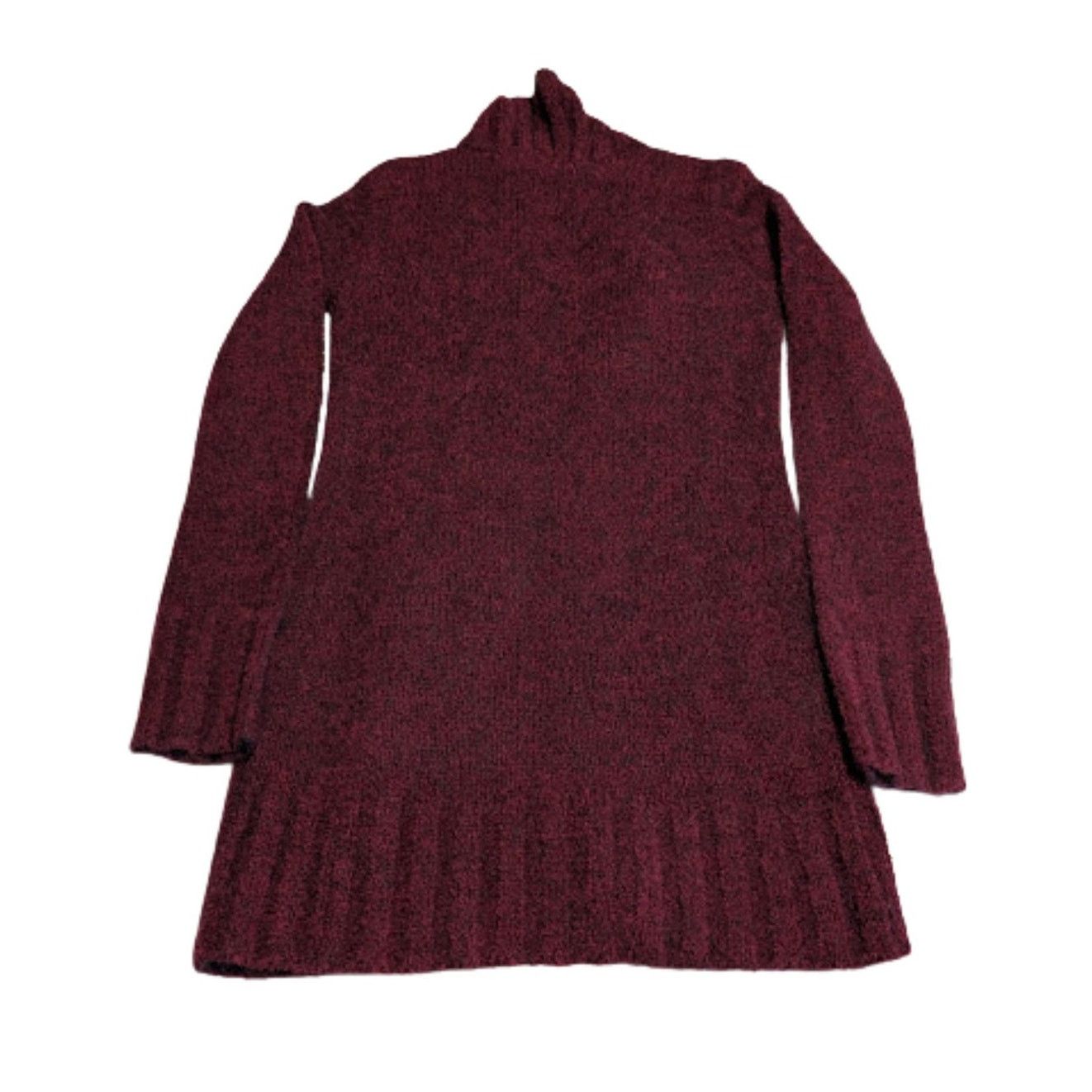 Free People Free People Burgundy Long Knit Cardigan Womens Size S/P USED Size S / US 4 / IT 40 - 6 Thumbnail