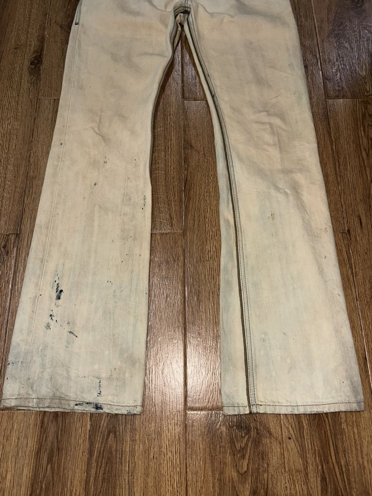 Tornado Mart Diesel Zatiny Mudwash Distressed Bootcut Jeans Size US 32 / EU 48 - 5 Thumbnail
