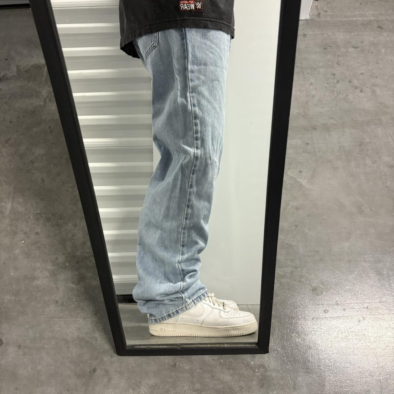 Levi's Vintage Y2K/2000s Baggy Light Blue Wash Levis 505 Skater Style Denim Jeans! Size US 38 / EU 54 - 2 Thumbnail
