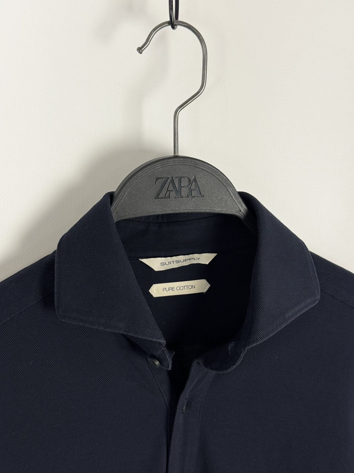 Suitsupply Suitsupply Pure Cotton Collar Long Sleeve Polo Size US M / EU 48-50 / 2 - 4 Thumbnail