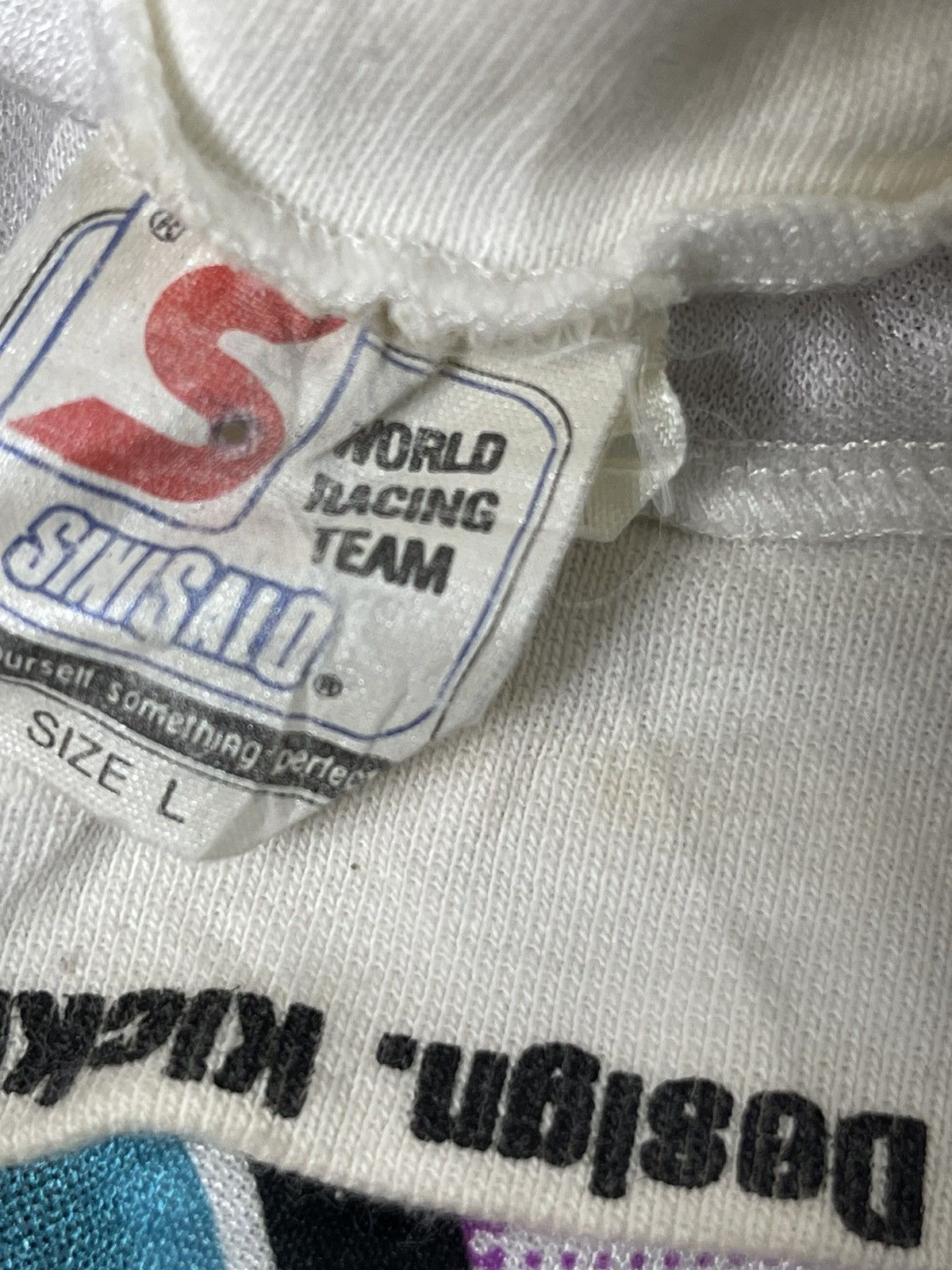 Formula 1 × Vintage Vintage 80’s OG Sinisalo Pure wordwide Racing Jersey Size US L / EU 52-54 / 3 - 4 Thumbnail