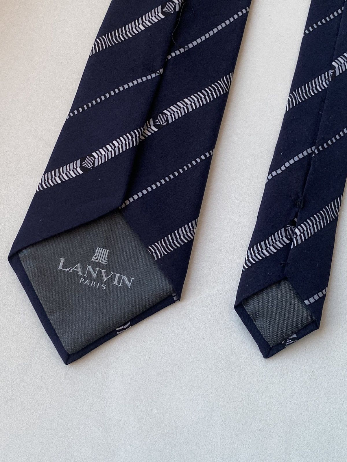 Lanvin 🔥 Vintage Lanvin Luxury Pattern Tie Size ONE SIZE - 1 Thumbnail