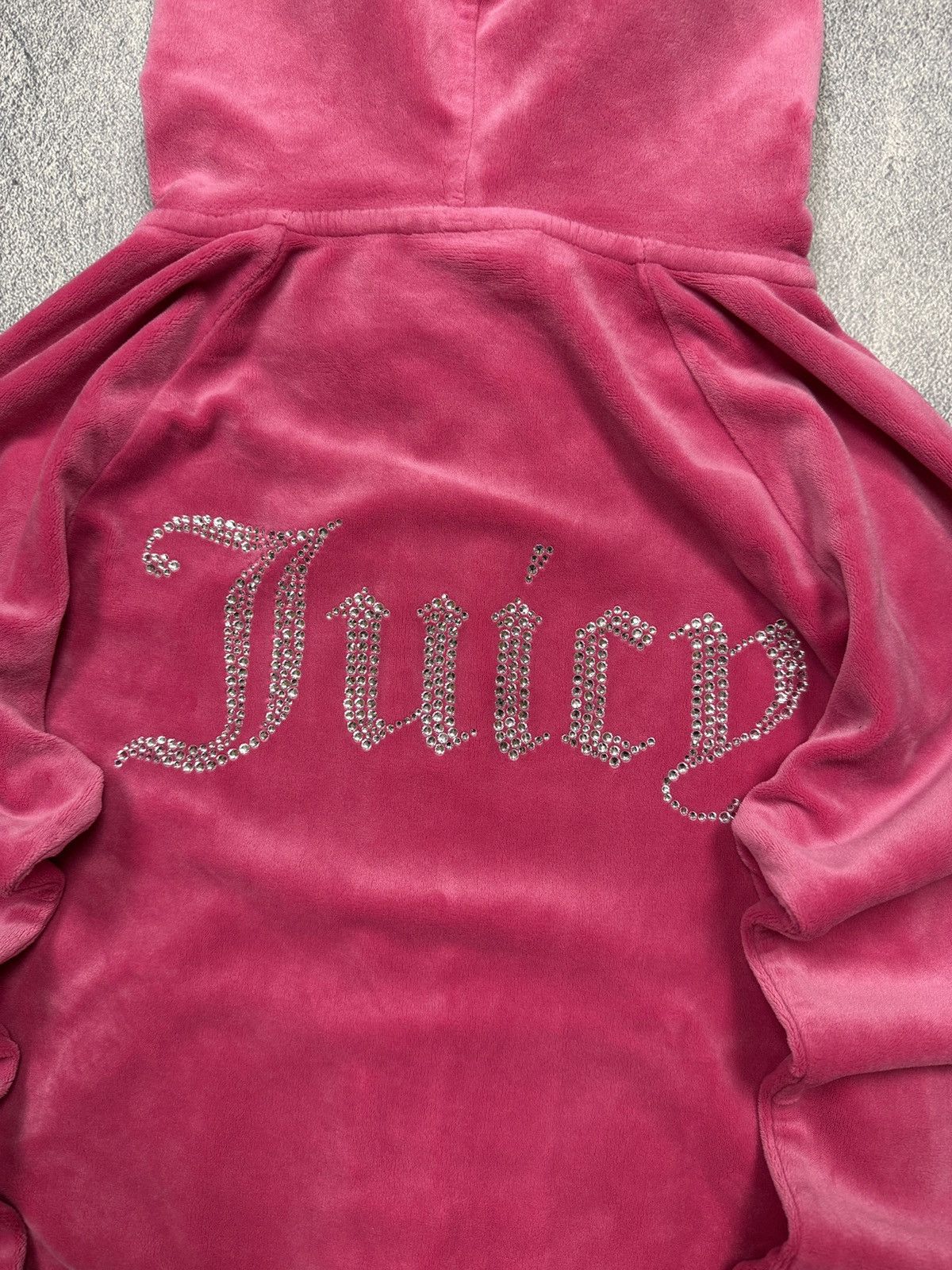 Juicy Couture Y2K Juicy Couture Velour Zip Hoodie Size S / US 4 / IT 40 - 6 Thumbnail