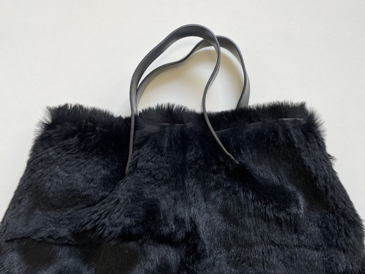 Prada A/W 2000 Black Sheep Fur Hand Bag Size ONE SIZE - 4 Thumbnail