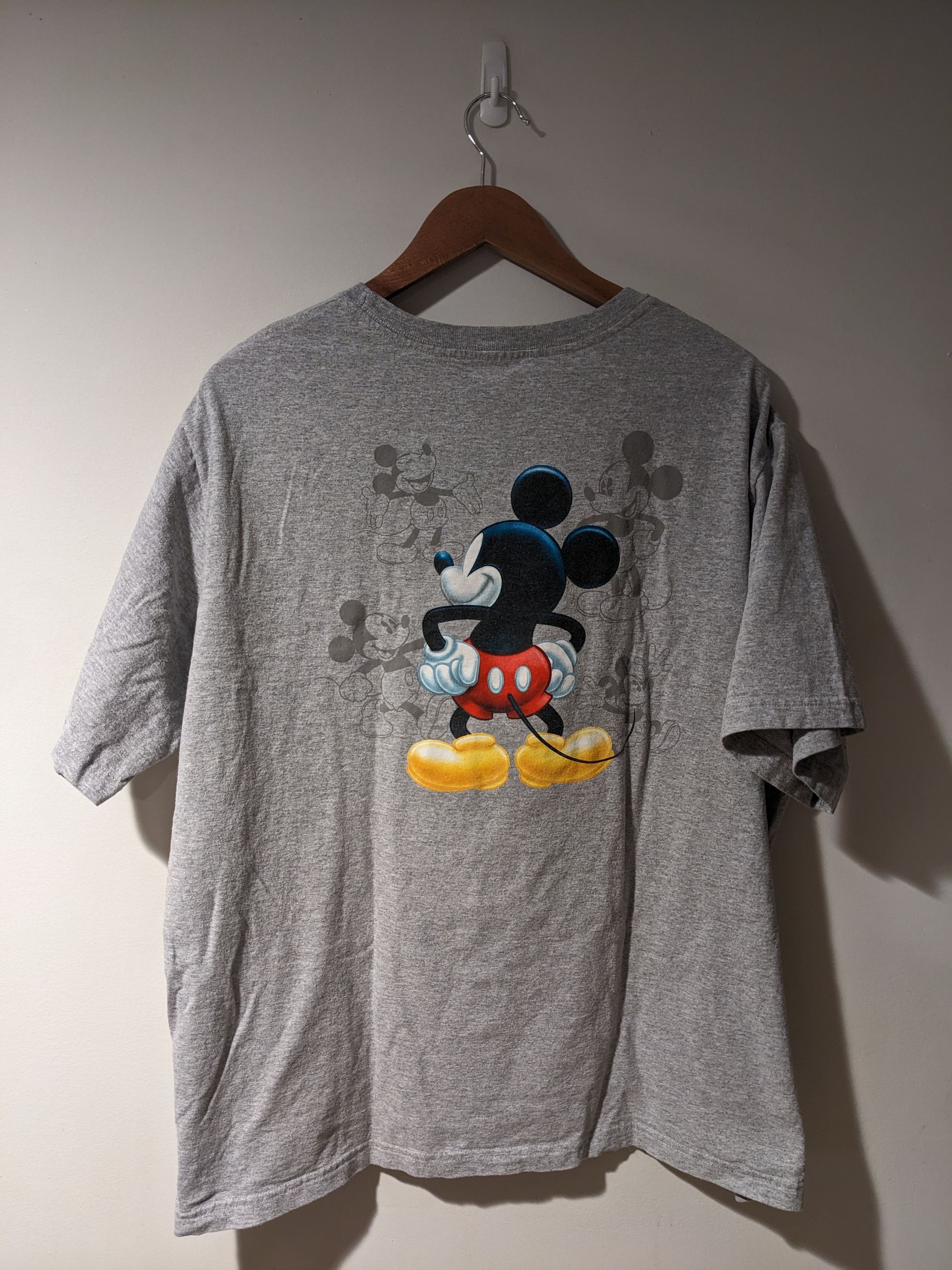 Disney × Vintage Vintage Y2K Disney Mickey Mouse Classic Front Back T-Shirt Size US XXL / EU 58 / 5 - 6 Thumbnail