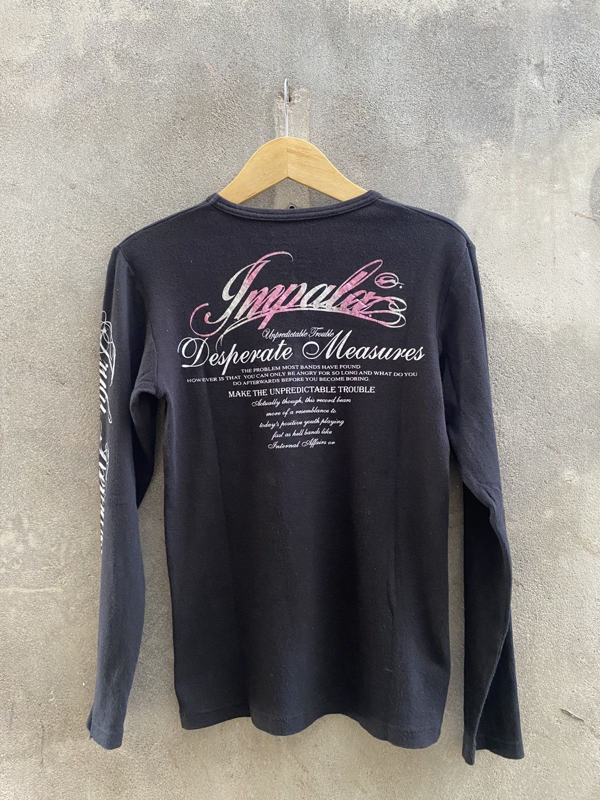 If Six Was Nine × Japanese Brand × Le Grande Bleu (L.G.B.) Japanese Impala poem Gothic vikeistyel Size US L / EU 52-54 / 3 - 11 Thumbnail