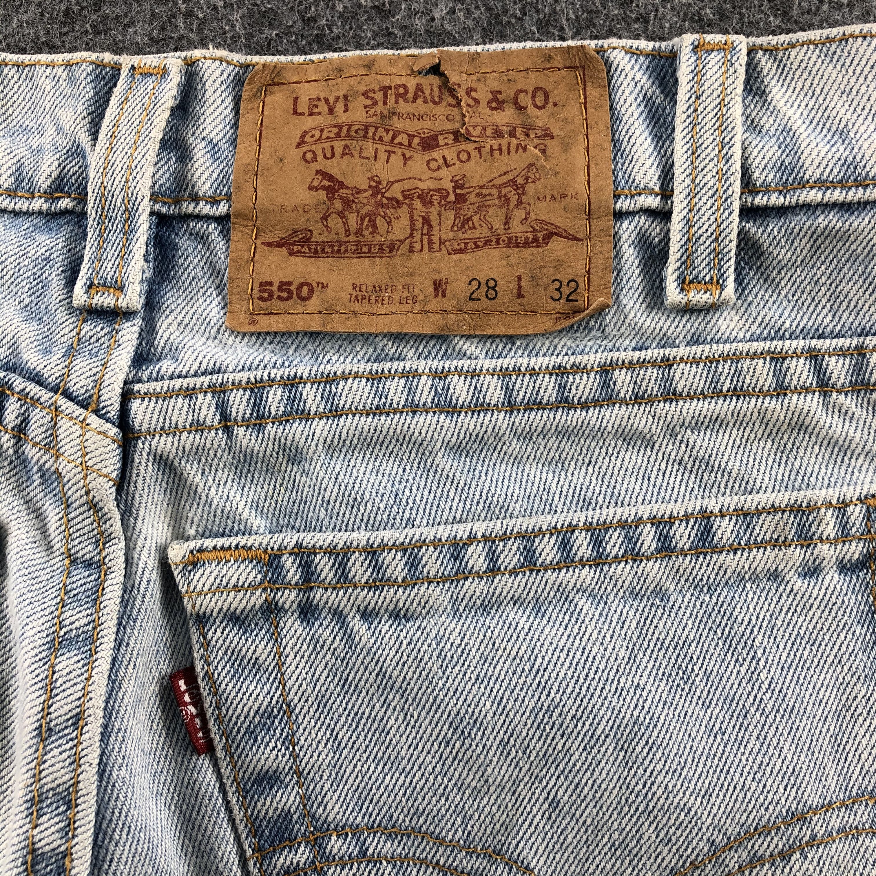 Levi's Light Wash Vintage Levis 550 Jeans-J1135 Size US 27 - 5 Thumbnail