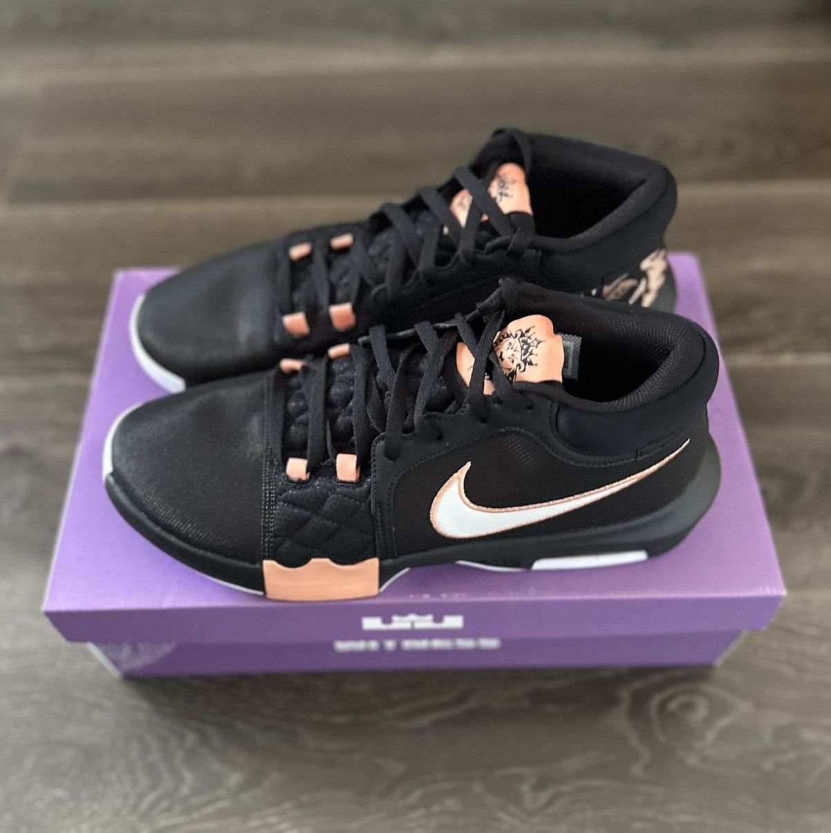 Nike Nike LeBron Witness 8 "Black Agate White" US Size 12 NEW Size US 12 / EU 45 - 3 Thumbnail