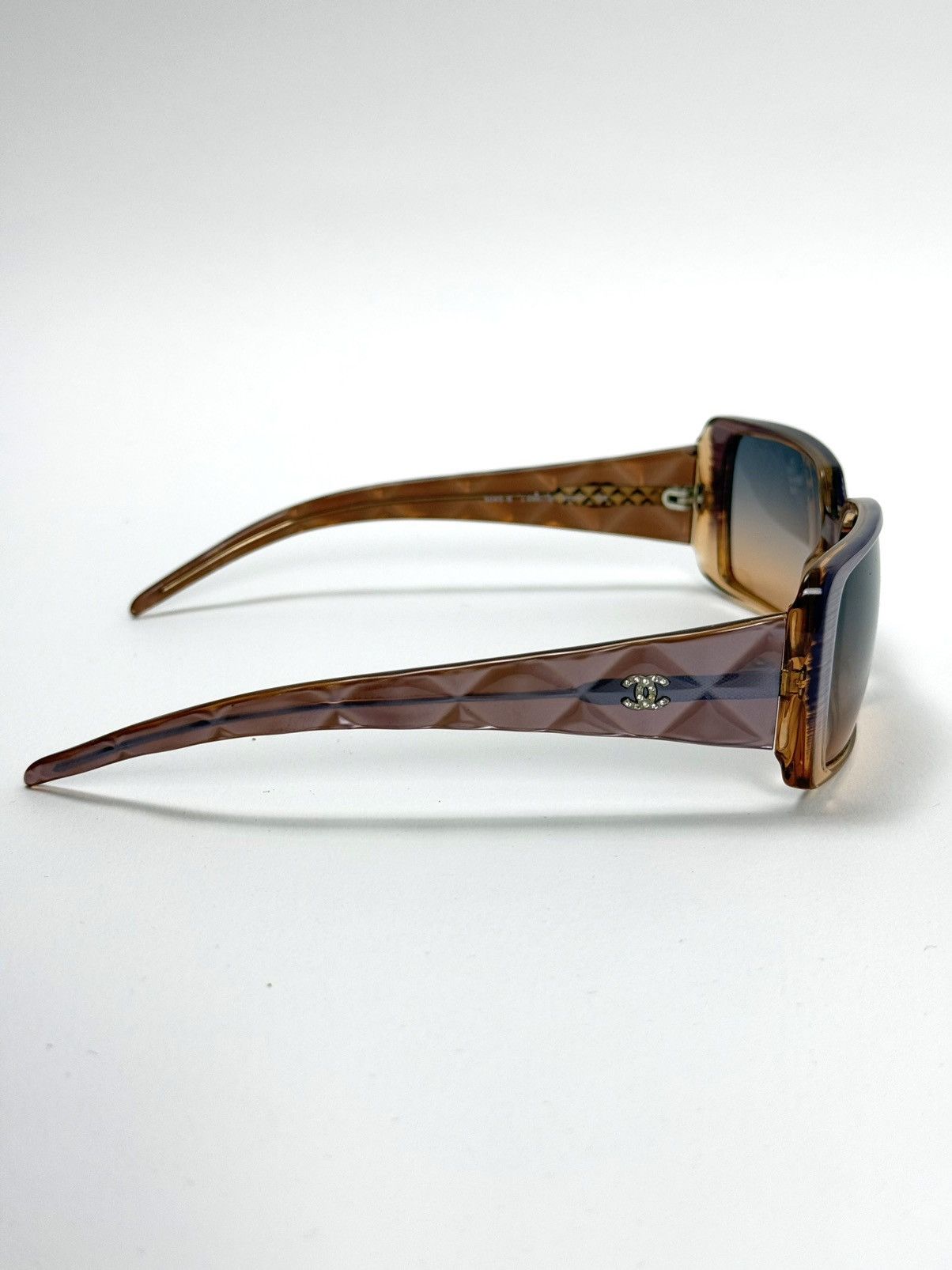 Chanel VINTAGE CHANEL SQUARE SUNGLASSES WITH LOGO Size ONE SIZE - 4 Thumbnail