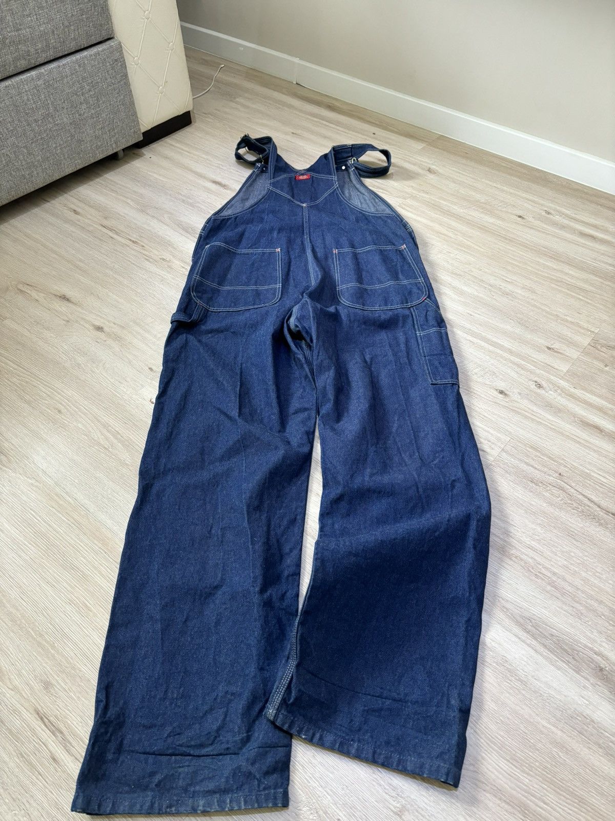 Dickies × Vintage Dickies Double Logo Overalls Vintage36x34Very Good Condition Size US 36 / EU 52 - 11 Thumbnail