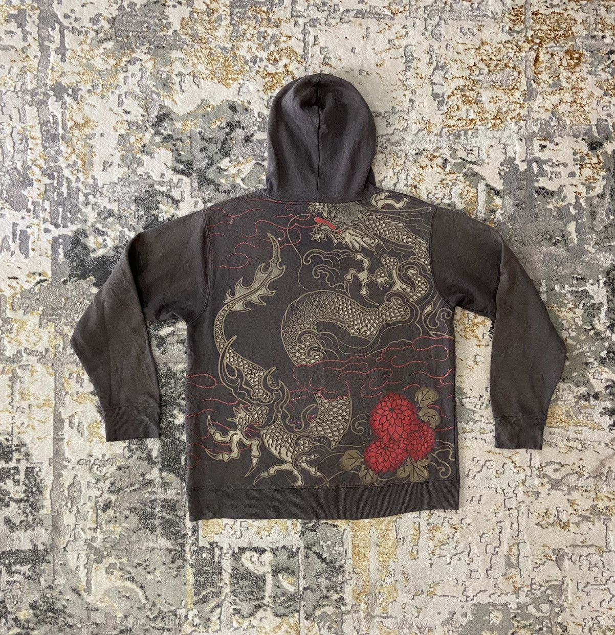 Dragonfly × Japanese Brand × Other SUKAJAN ALL OVER ORINT SUNFADED HOODED Size US L / EU 52-54 / 3 - 1 Thumbnail