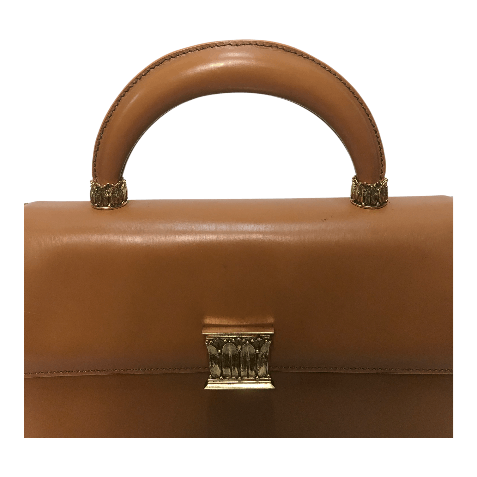 Christian Dior Monsieur Cristian Dior Leather Brown HandBag Size ONE SIZE - 15 Thumbnail