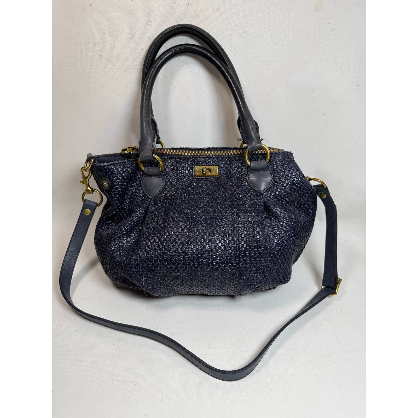 J.Crew Brompton Woven Shoulder Bag Pristine !