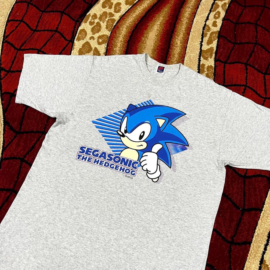 Anime Vintage 90s Segasonic The Hedgehog SEGA Rare T Shirt Size US L / EU 52-54 / 3 - 1 Thumbnail