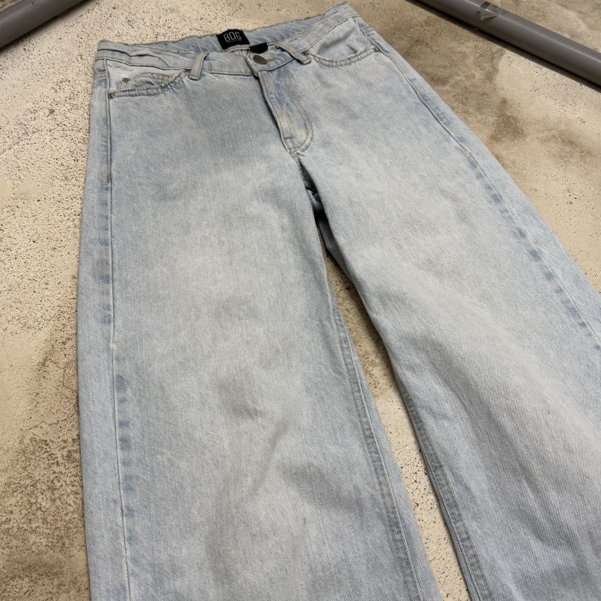 Bdg BDG Wide Leg Lightwash Distressed Denim Pants Size 25" / US 0 / IT 36 - 7 Thumbnail