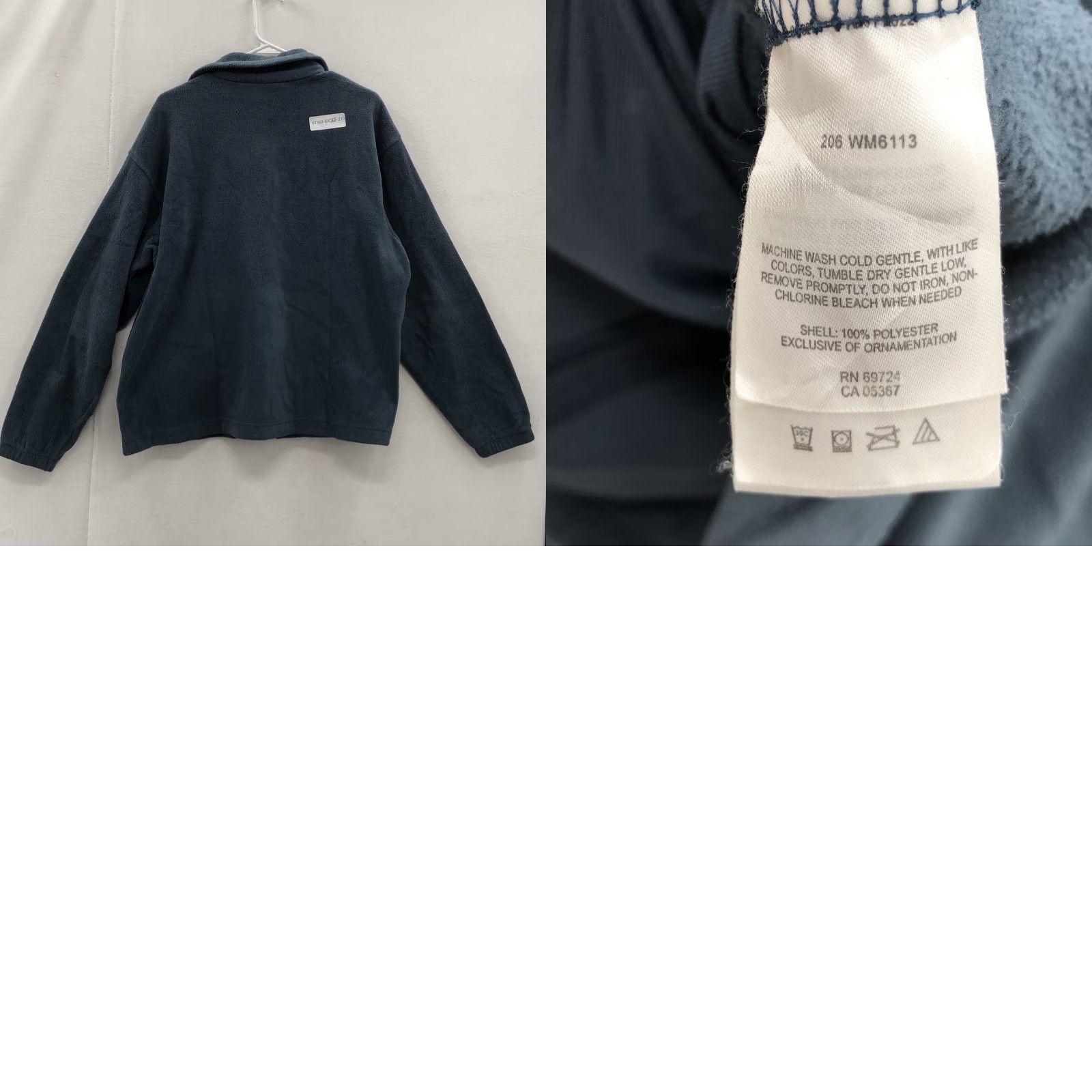Vintage Columbia Mens Grey Long Sleeve Full Zip Fleece Pockets Casual Jacket Size L Size L / US 10 / IT 46 - 8 Thumbnail