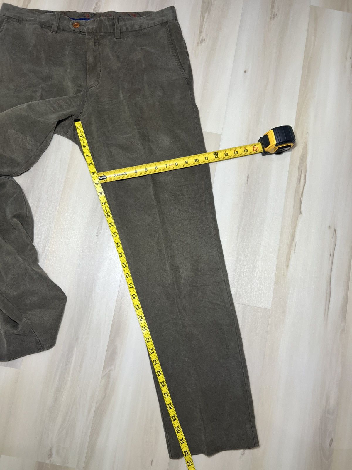 Tommy Bahama Tommy Bahama 34x32 Olive Green Linen Blend Relaxed Wedding Size US 34 / EU 50 - 6 Thumbnail