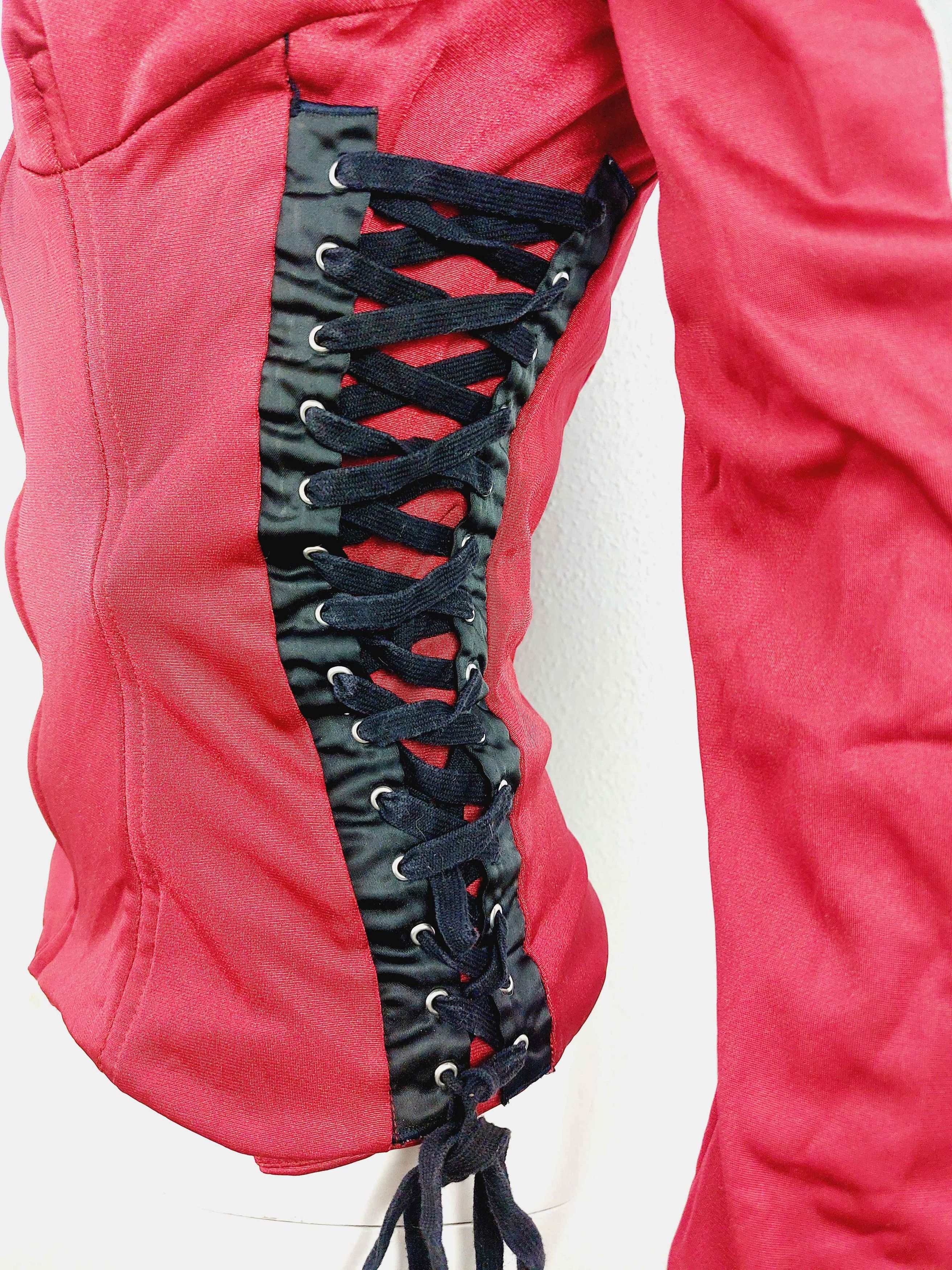 Dolce & Gabbana D&G Dolce and Gabbana Lace-up Corset Zip Jacket Size M / US 6-8 / IT 42-44 - 10 Thumbnail