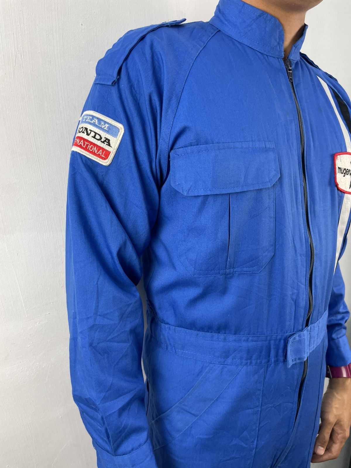 Honda × Vintage Vintage Mugen Honda Jumpsuit Racing Suit Coverall Size US 30 / EU 46 - 8 Thumbnail