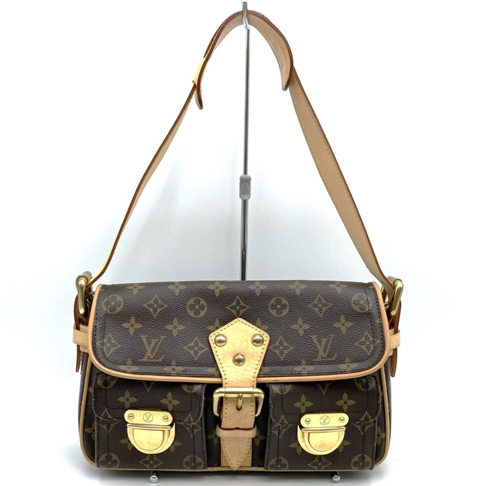 Louis Vuitton LOUIS VUITTON M40027 Hudson PM Shoulder Bag, Brown, Monogram, for Men and Women Size ONE SIZE - 1 Thumbnail