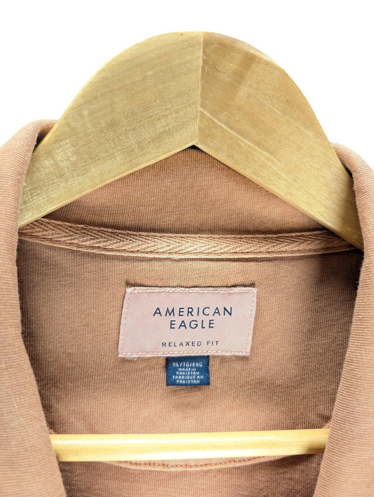 American Eagle Outfitters American Eagle Polo Shirt Men Extra Large (XL) Relaxed Fit Size US XL / EU 56 / 4 - 6 Thumbnail
