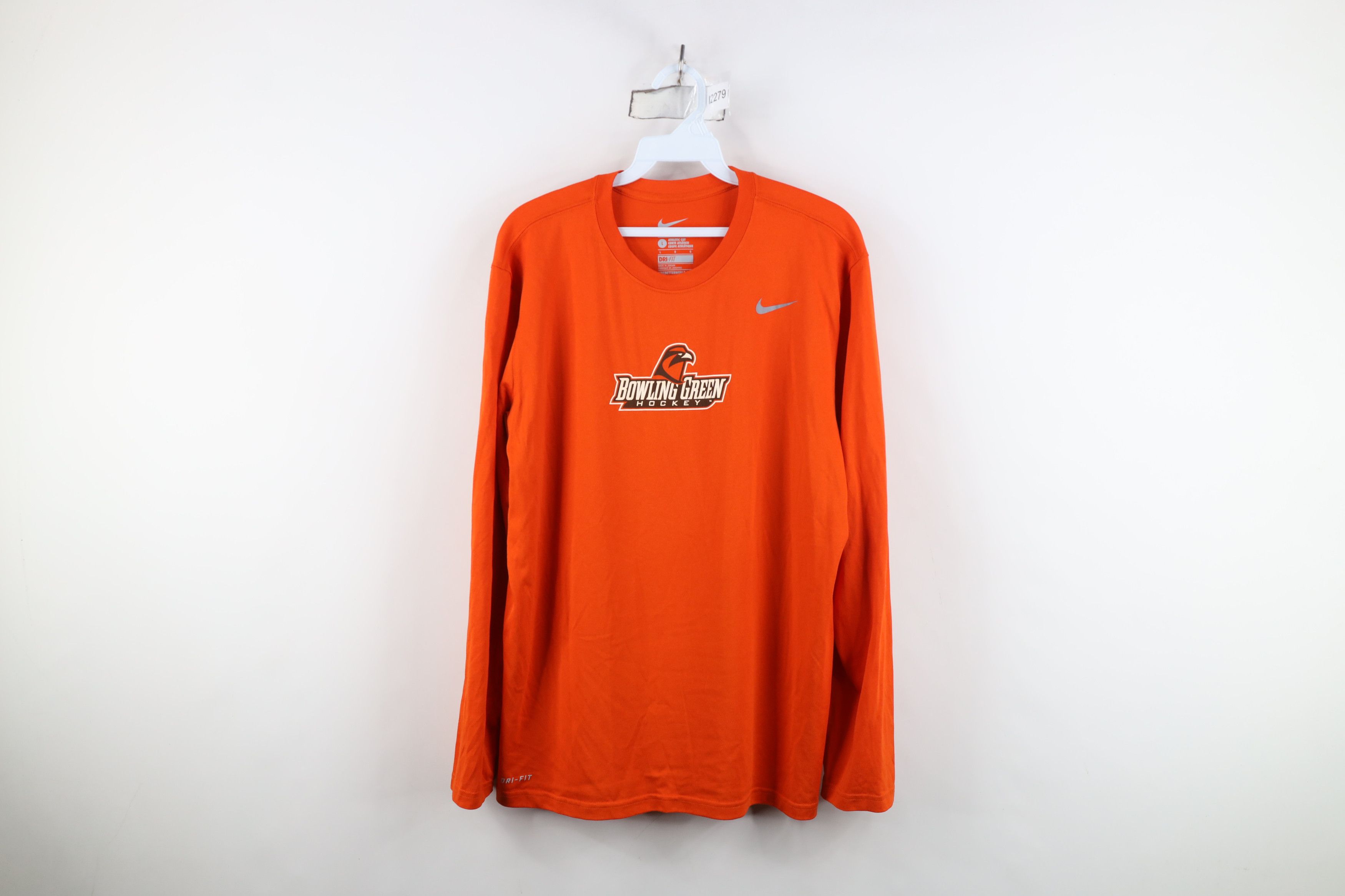 Nike Nike Bowling Green State University Hockey T-Shirt Orange Size US L / EU 52-54 / 3 - 1 Thumbnail