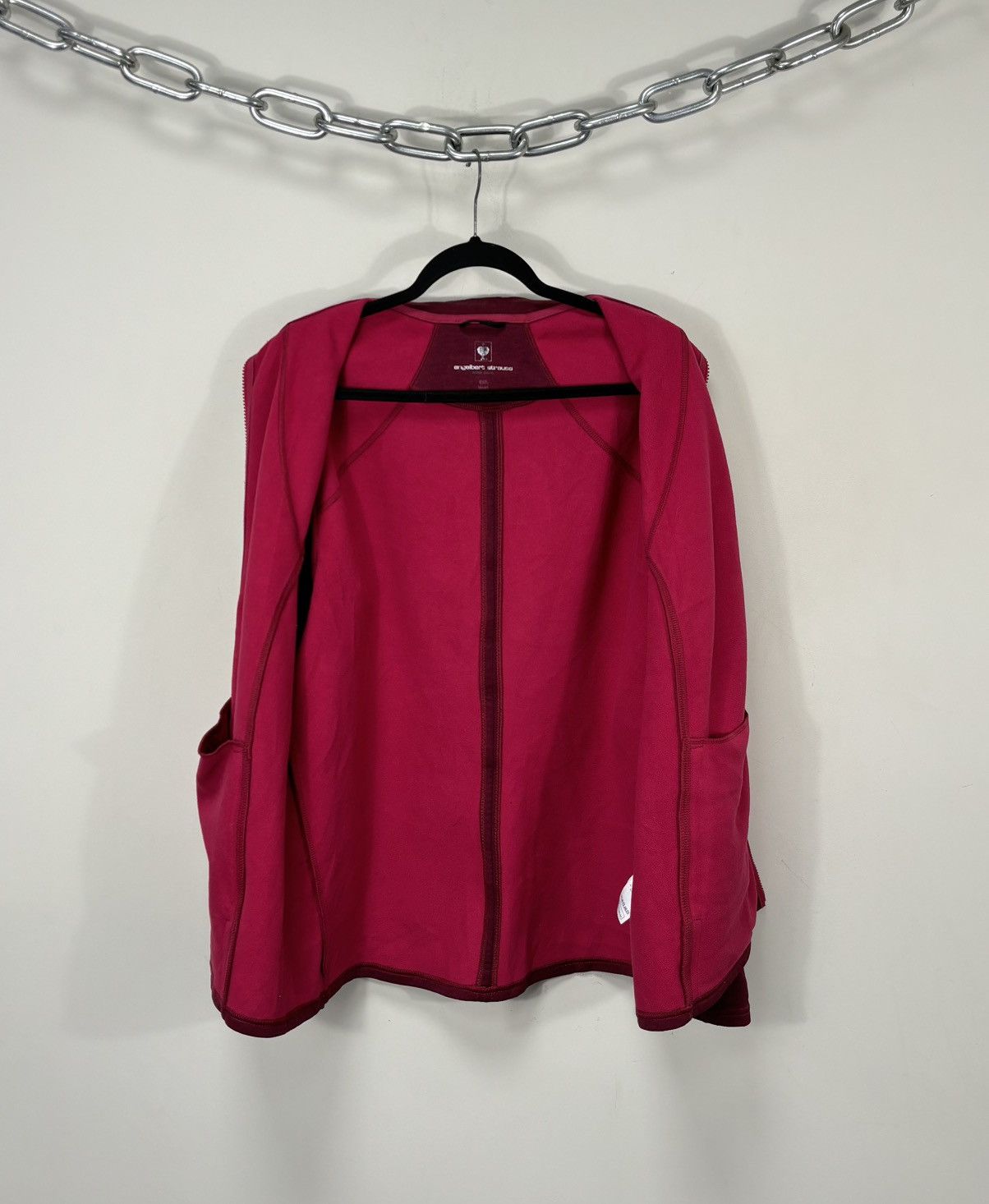 Other Engelbert Strauss Women’s Burgundy Red Work Fleece Jacket Size XL / US 12-14 / IT 48-50 - 2 Thumbnail