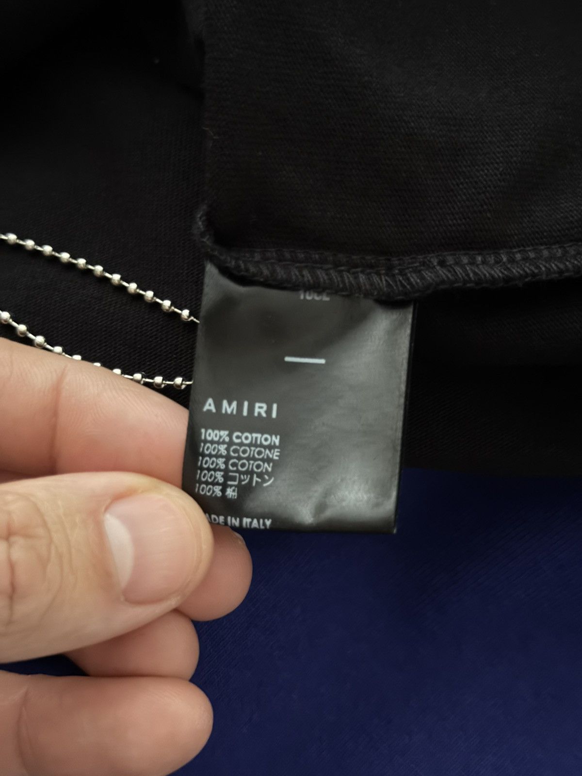 Amiri logo t shirt Size US M / EU 48-50 / 2 - 3 Thumbnail