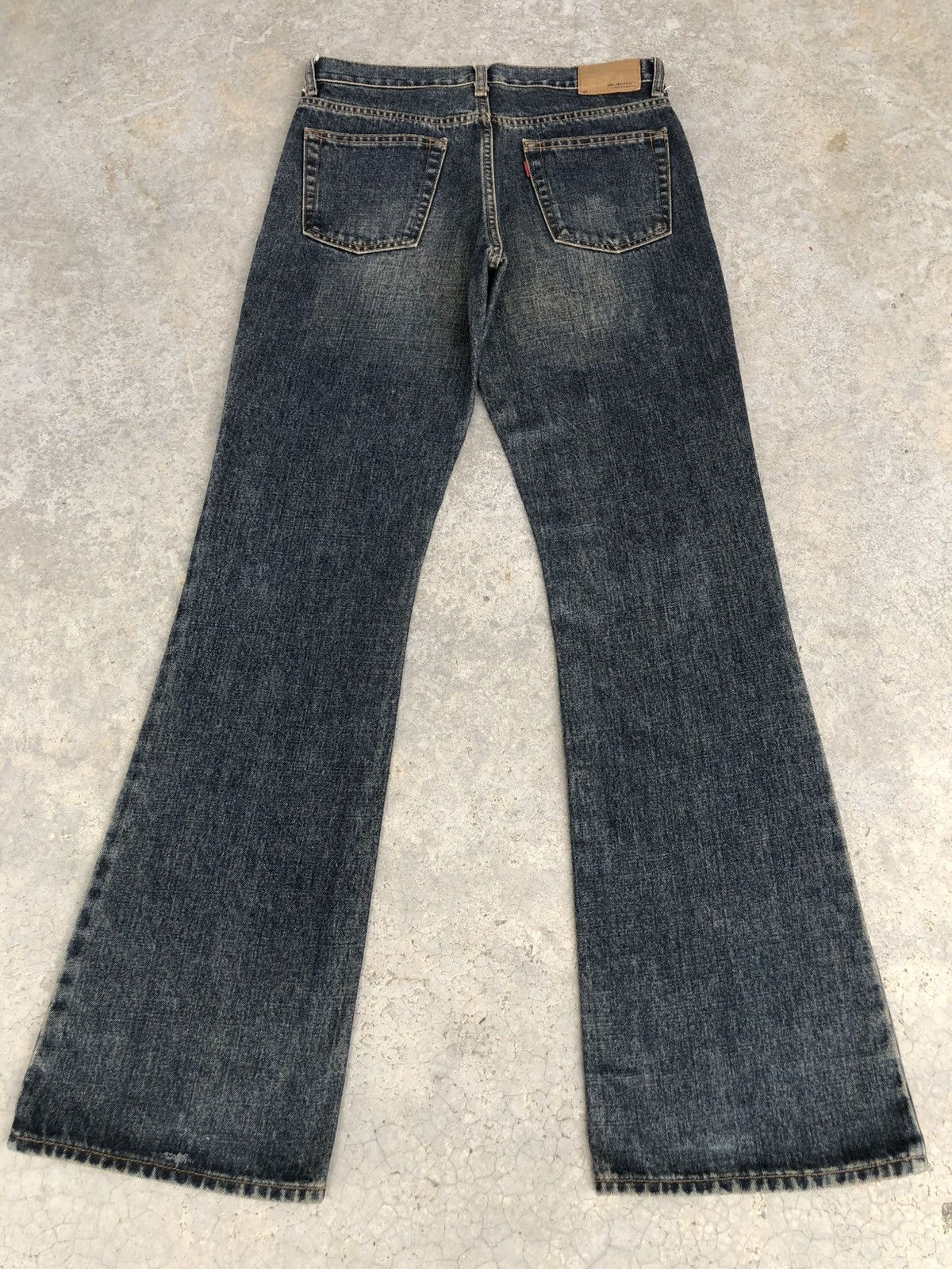 If Six Was Nine Bobson Flared Jeans Mudwash Distressed Jeans Size US 30 / EU 46 - 2 Thumbnail