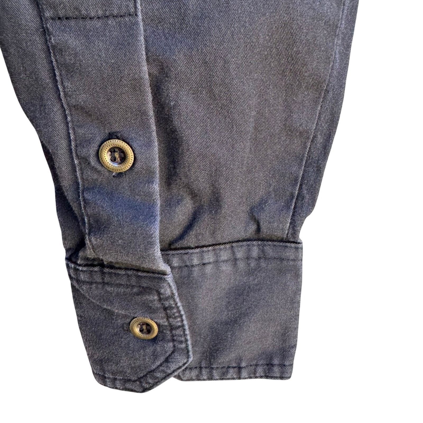 Georges Marciano Georges Marciano Vintage Mens M Charcoal Long Sleeve Button Size US M / EU 48-50 / 2 - 9 Thumbnail
