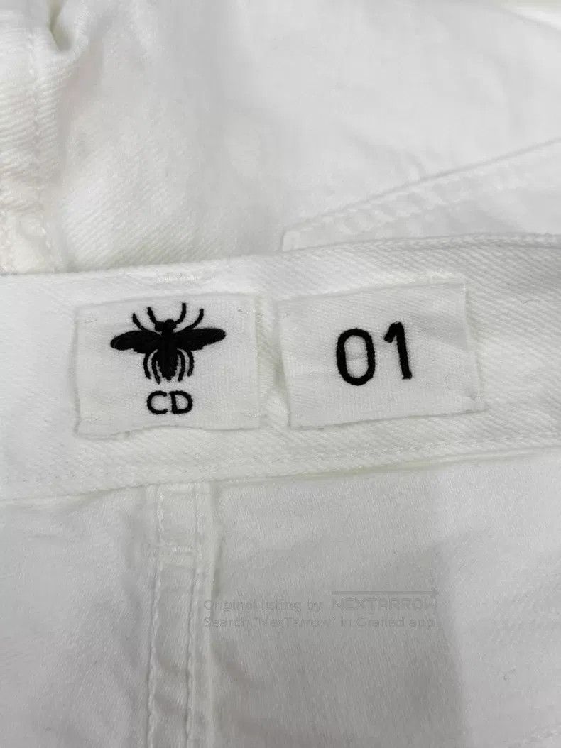 Dior Dior White denim trousers Size 42" / US 20 - 4 Thumbnail