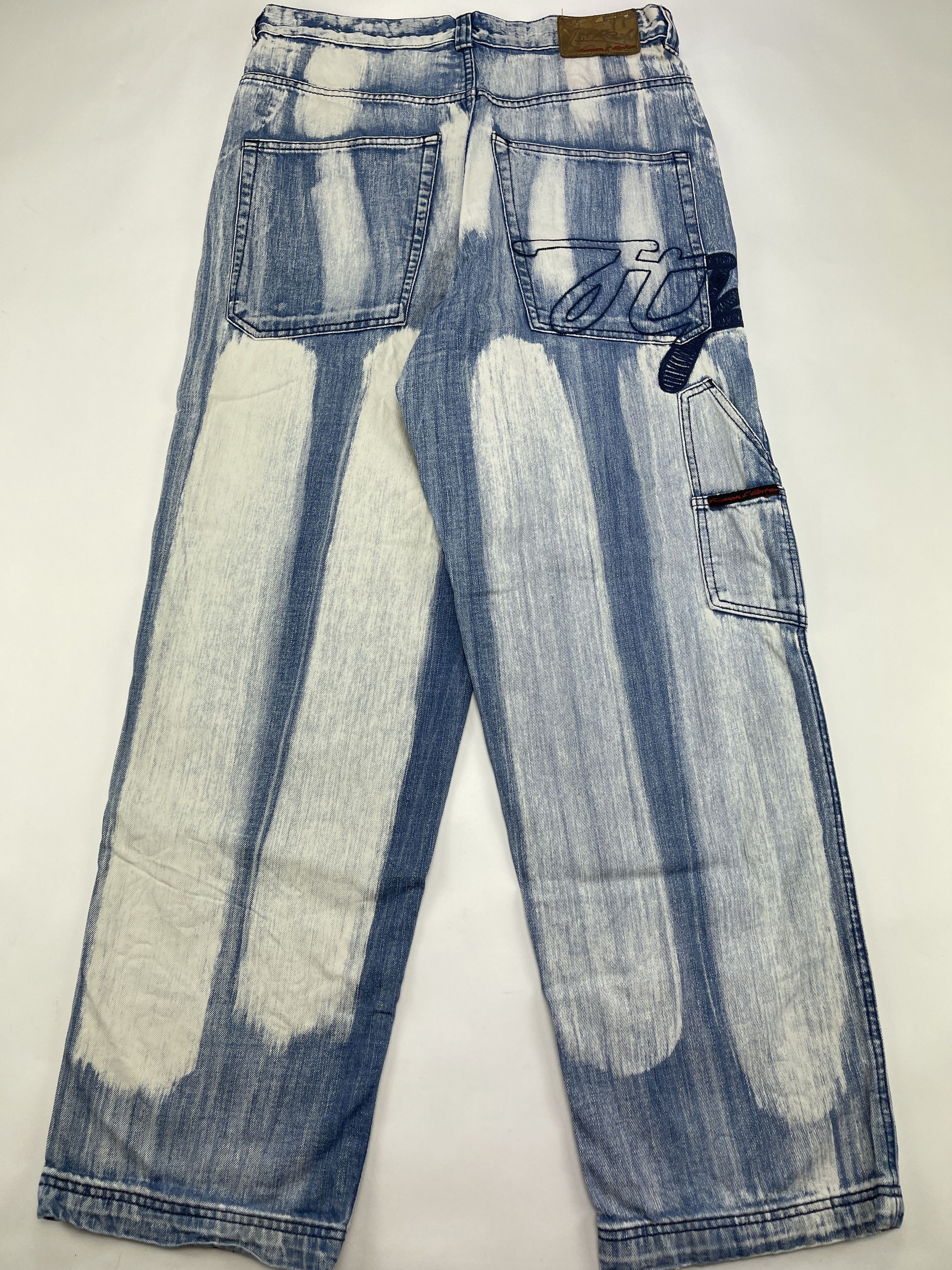 Freeman T. Porter Freeman T. Porter jeans, vintage hip hop baggy, acid wash 34 Size US 34 / EU 50 - 1 Thumbnail